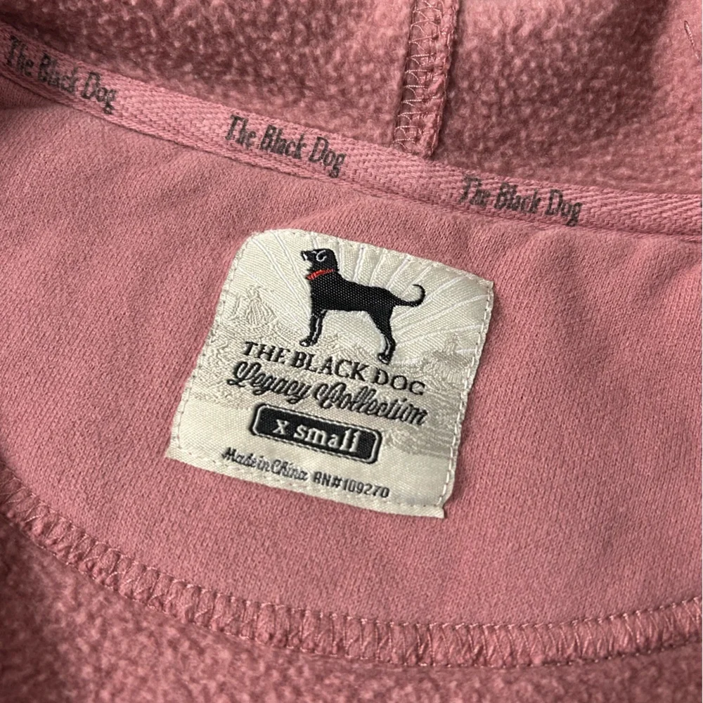 The Black Dog Girls Zip Up Hoodie - Picture 4 of 4
